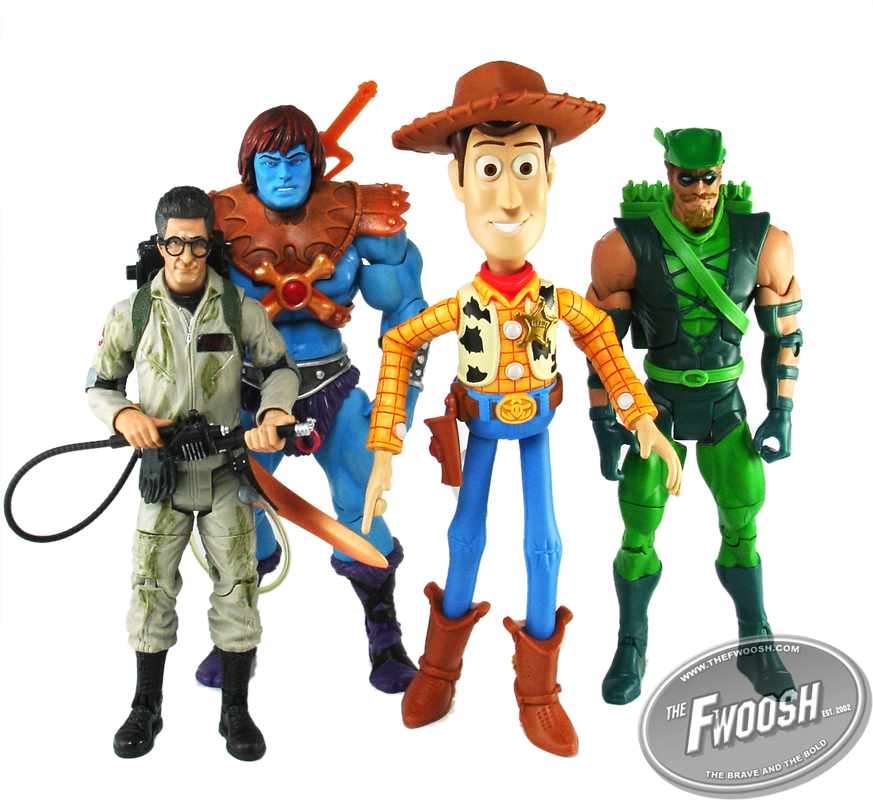 Egon, Faker, Woody, Green Arrow